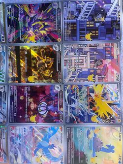 12 POKEMON 30TH CELEBRATION CARDS