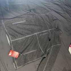 Brand New Gray Northface Zip Up size XXL