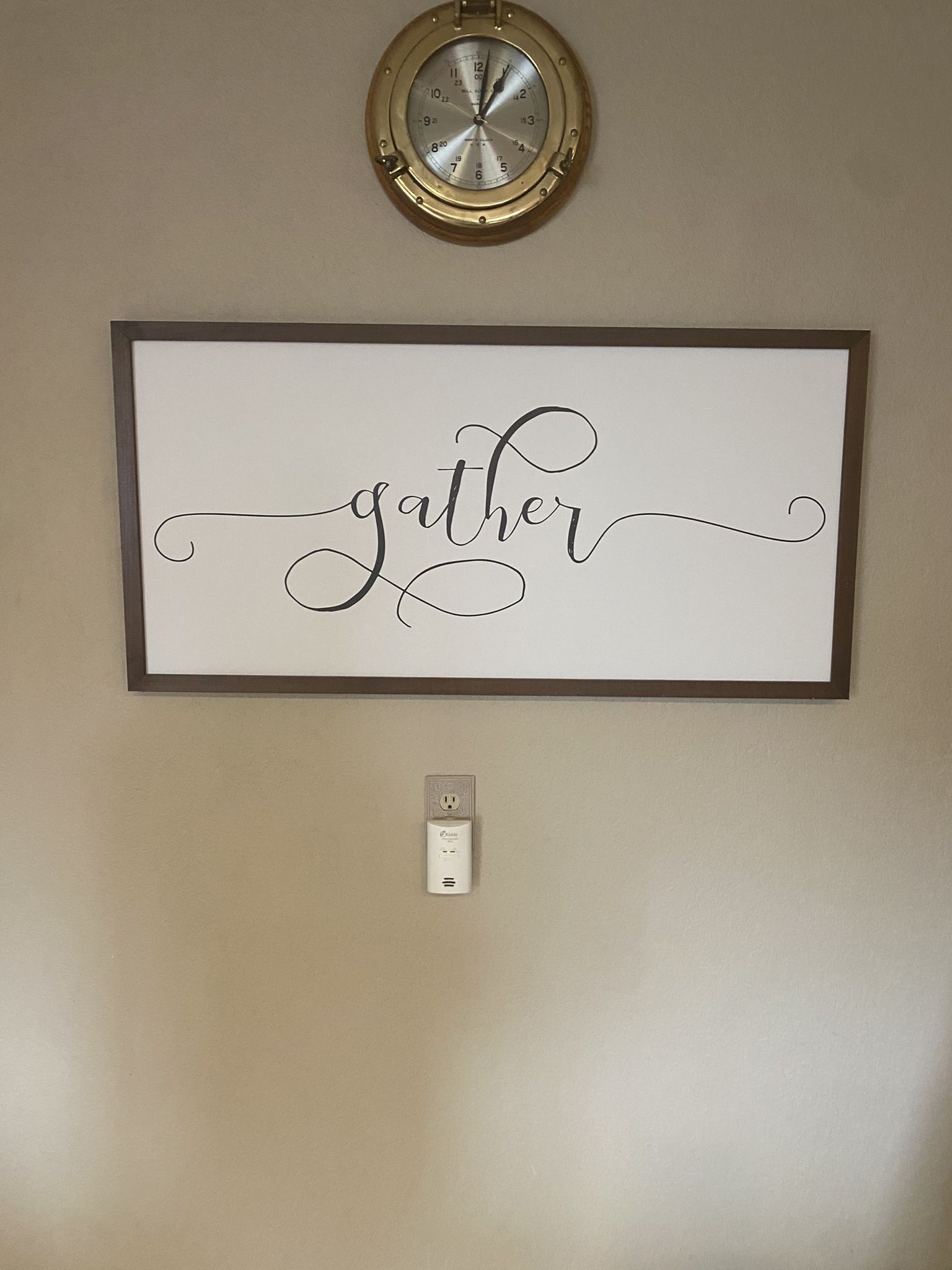 Wall Art Saying “GATHER”