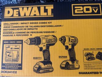 Dewalt Drill driver and impact Combo Kit