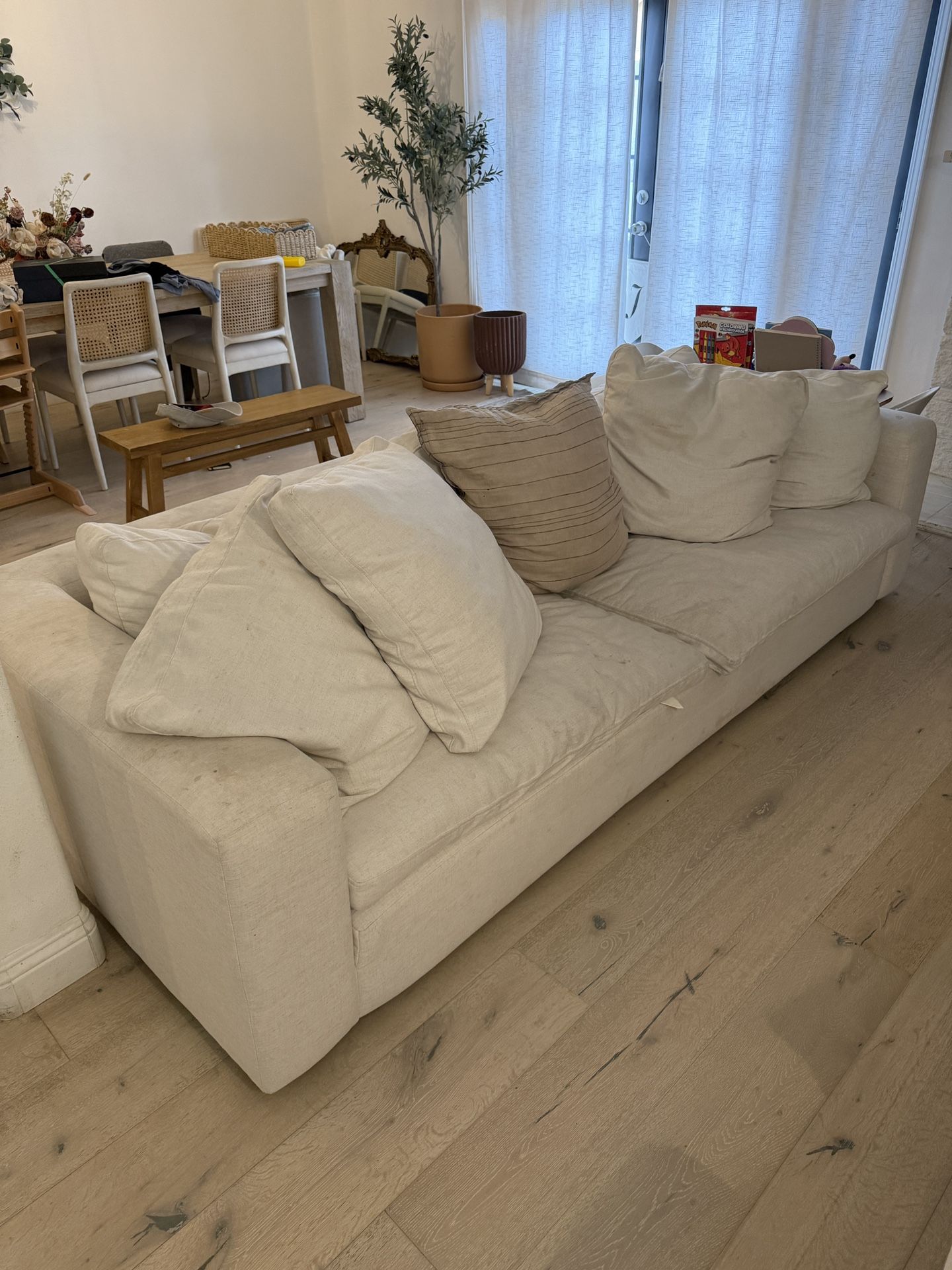 Living Spaces Haven Sofa + 2 Oversized Chairs