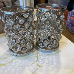 Candeleros  Con Cristal 😉 2 Por$17