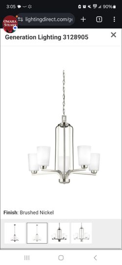 5 Light Chandelier Brand New(MAKE OFFER)