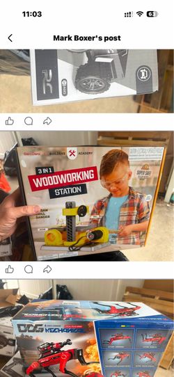 Kids word working tool set