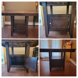 Counter Height Extendable Dining Table / Counter Height Kitchen Table