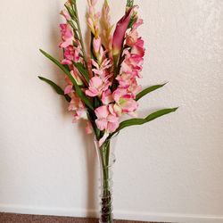 Beautiful Flowers With   a Large Vase