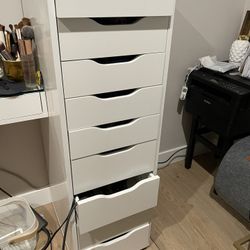 two ikea alex drawers 