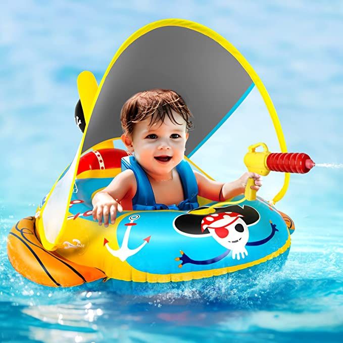 Pool Floats Kids with Water Gun