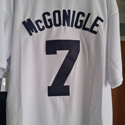 🔥🔥Brand New Stitched Detroit Tigers #7 McGonigle classic white home size Men's 2XL! SHOOT ME AN OFFER!