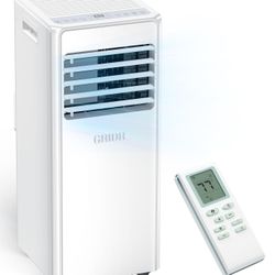 Gridr Portable Air Conditioners, 8,000 BTU AC Unit for Bedroom with 4 Modes Cooling/Dehumidifier/Fan/Sleep, Up to 300 sq.ft, 45db Quiet, 24H Timer & R