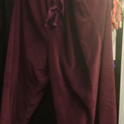 One Part Of Fleece Ladies Pant Sizexxl(22–)24 0nsale For 3.00 Color Wine  Brand Name Cuddl  Duds