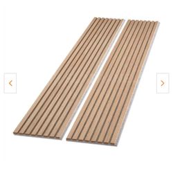 12.6 in. x 106 in. x 0.8 in. Acoustic Vinyl Wall Cladding Siding Board (Set of 2-Piece)