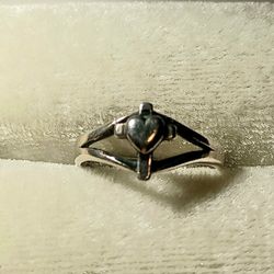 Retired Vintage James Avery Cross Heart Ring Women's Size 7.5 