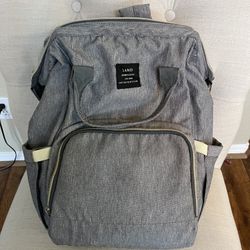 Gray Land Brand Diaper Bag