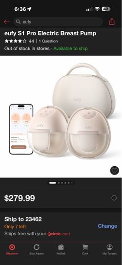 Eufy Heated Pump w/Charger case