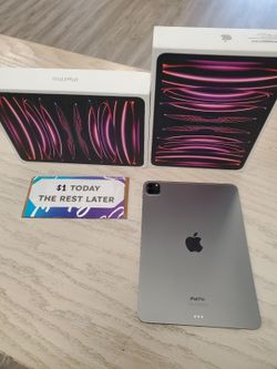 Apple iPad Pro 11in M2 Chip LTE + Wifi - Great Deals From $649 or $5 Down Today And The Rest Later