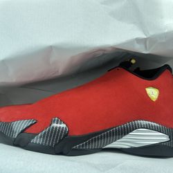Brand New Air Jordan 14 Ferrari 2025 Size 13 With Original Box 