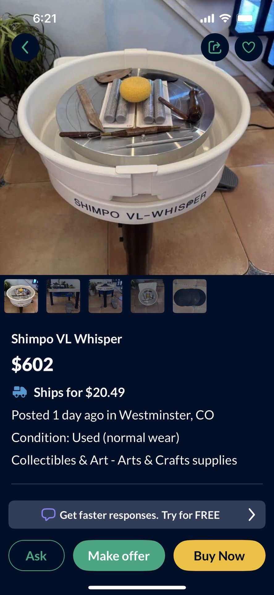 Pottery Wheel Scammer Alert
