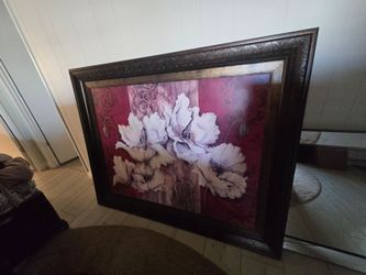 Extra Large Framed Floral Wall Art Print