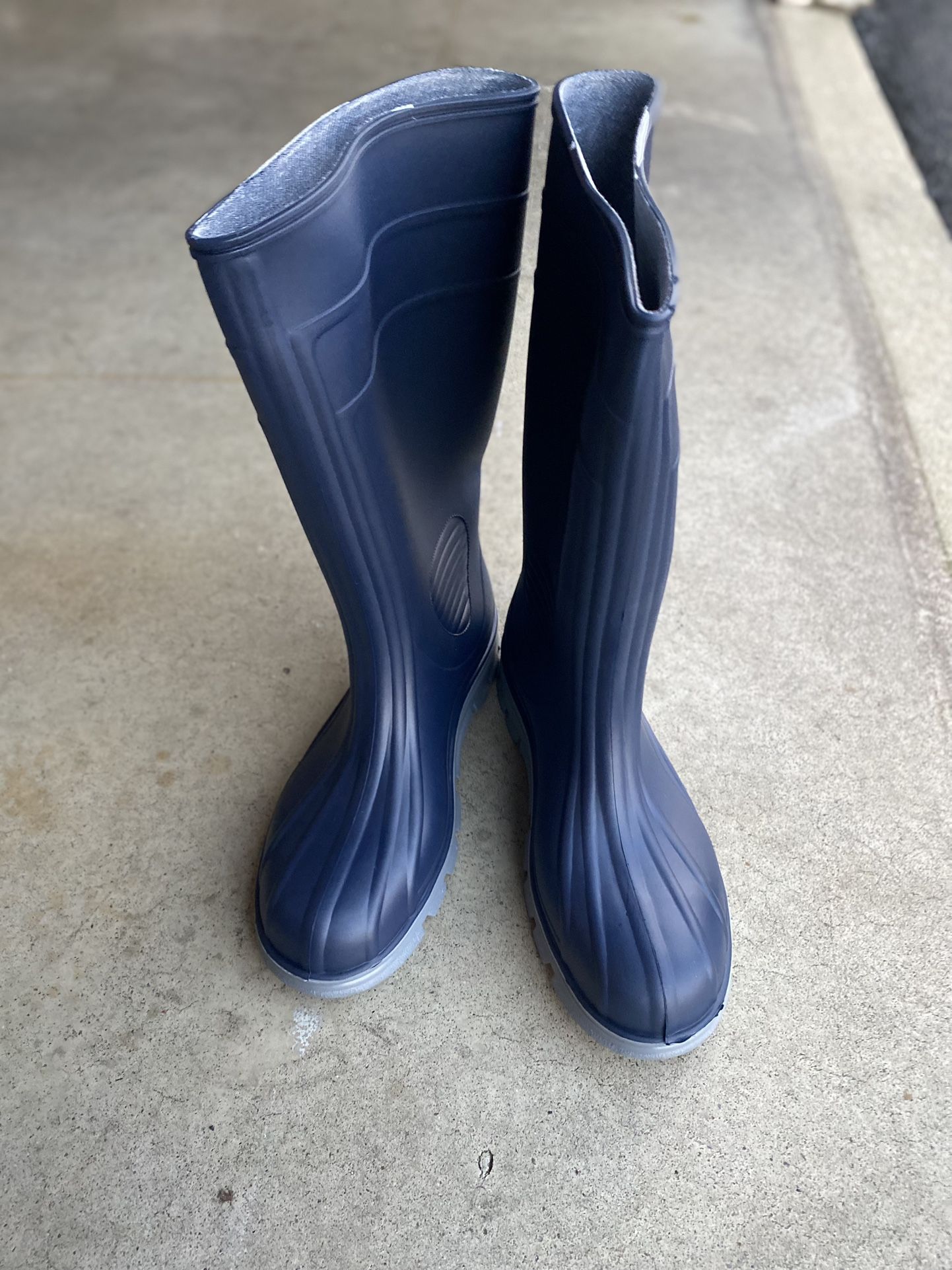 Blue boots