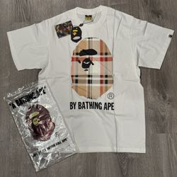 #BAPE# A Bathing Ape Check By Bathing Tee
