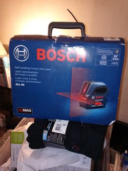 Self-leveling Cross-line Laser Bosch Gll 50 Model Number Brand New In Box Paid $150 Asking $80 Or Trade