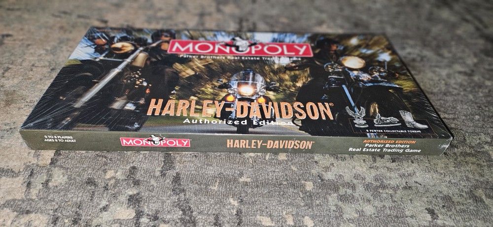 Monopoly Harley-Davidson Authorized Edition (1997) Brand New & Factory Sealed!!