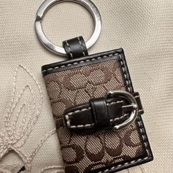 Vintage Coach Mini Brown keychain 