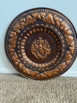 Vintage Copper Plate Wall decor