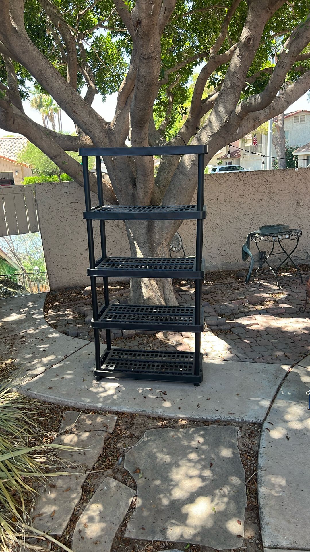 Plastic Garage Shelves