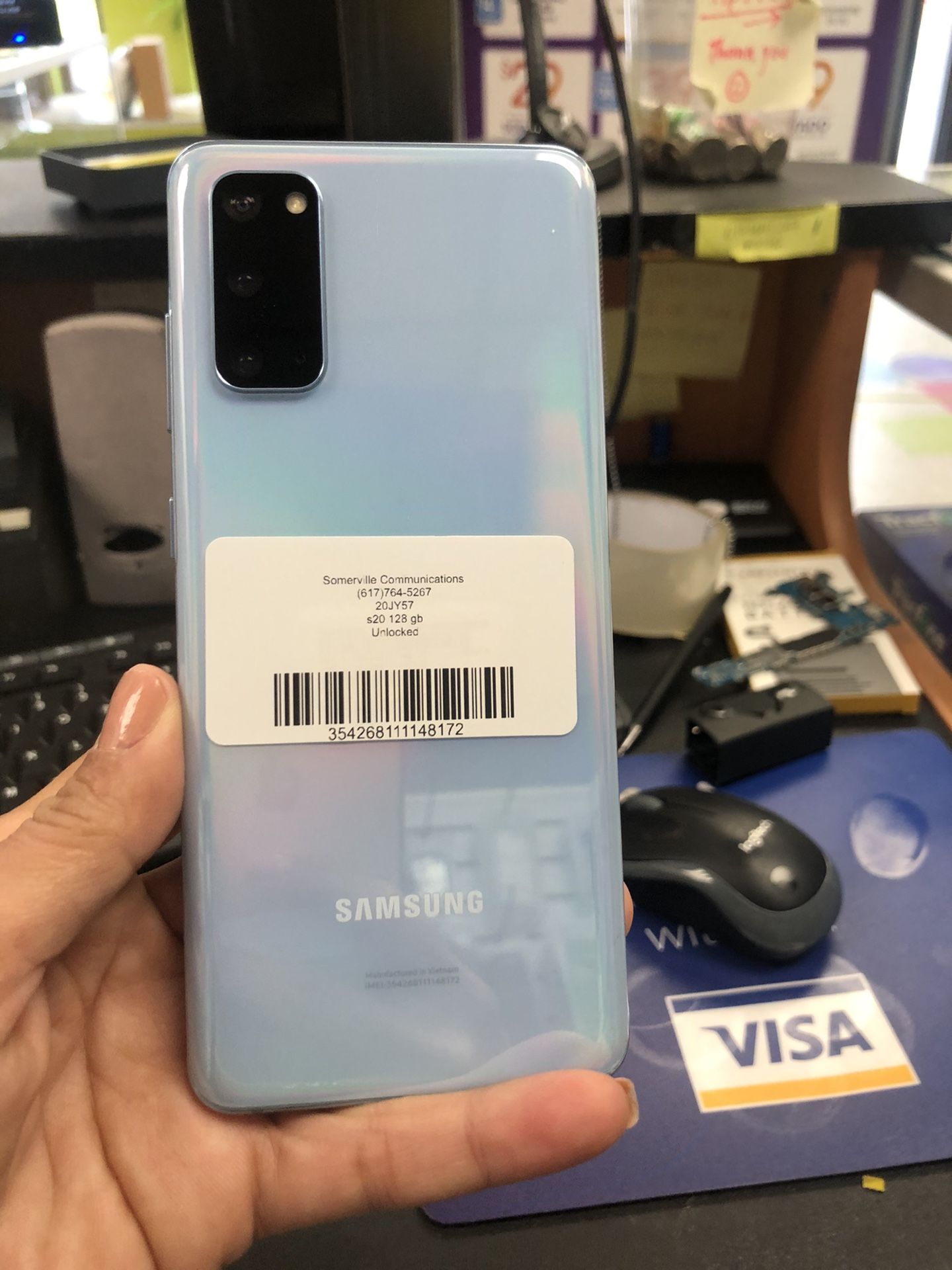 Samsung Galaxy s20 5g, 128 gb unlocked, Excellent condition