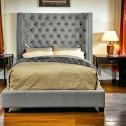 [OM] 🟪 Only $45 initial then take it home 🏡 Brand New // Mirabelle King// Queen Bed 