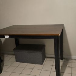 Nice Bar Height Wood Table 