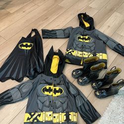 Super Cute Batman Raincoats And Boots 