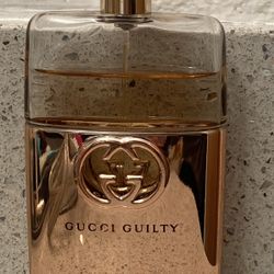 Authentic Gucci Guilty Eau de Toilette Pour Femme 3fl oz almost FULL Authentic 