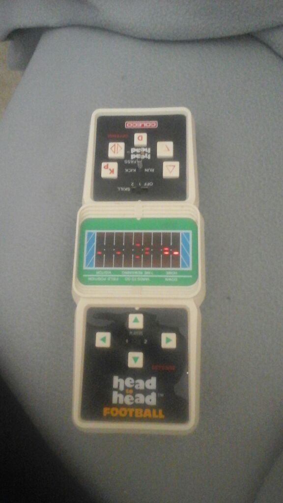 Coleco "Head to Head Football" handheld game