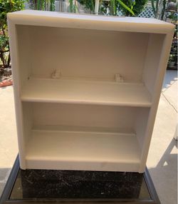 Vintage Mid-Century Hardwood Low Bookcase Circa 1960
