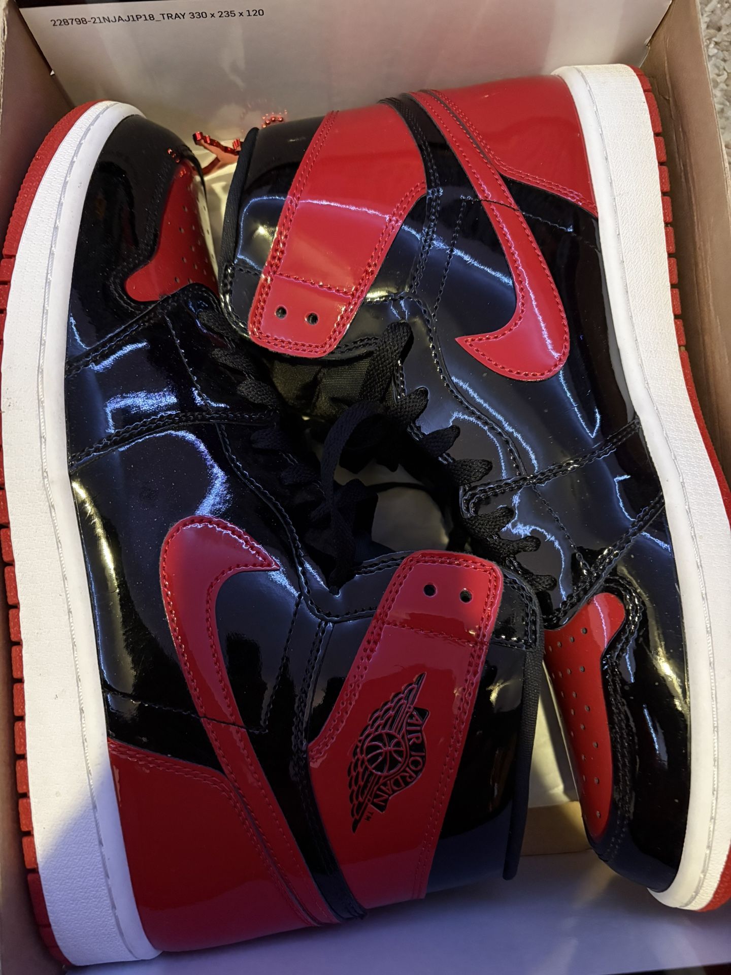 Patten Leather Jordan Retro 1’s