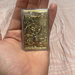 23 K Good Plated Trading Card (Charizard)