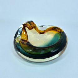 Vintage Murano glass ashtray