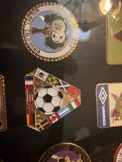 World games soccer pins/ regional pins