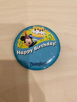 Blank Disneyland Resort Birthday and 1st Visit Badges