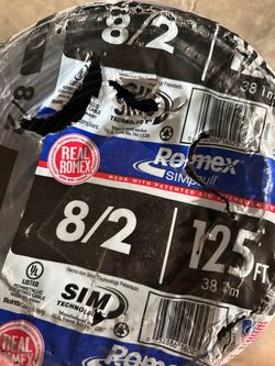 New Romex wire 8/2