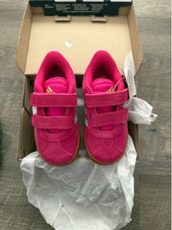 KIDS' ADIDAS INFANT & TODDLER VL COURT 3.0 SUEDE SNEAKERS