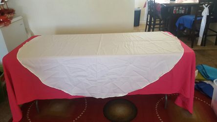 2=table clothe 2=runners $$10 FIRM