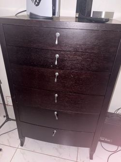 brown dresser