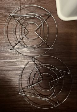 Steamer Rack Trivet with Handles for Instant Pot Pressure Cooker Accessories (Handle Without Silicone, for 6qt)