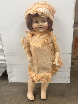 Vintage 1930 Rare Doll 20 Inches Tall