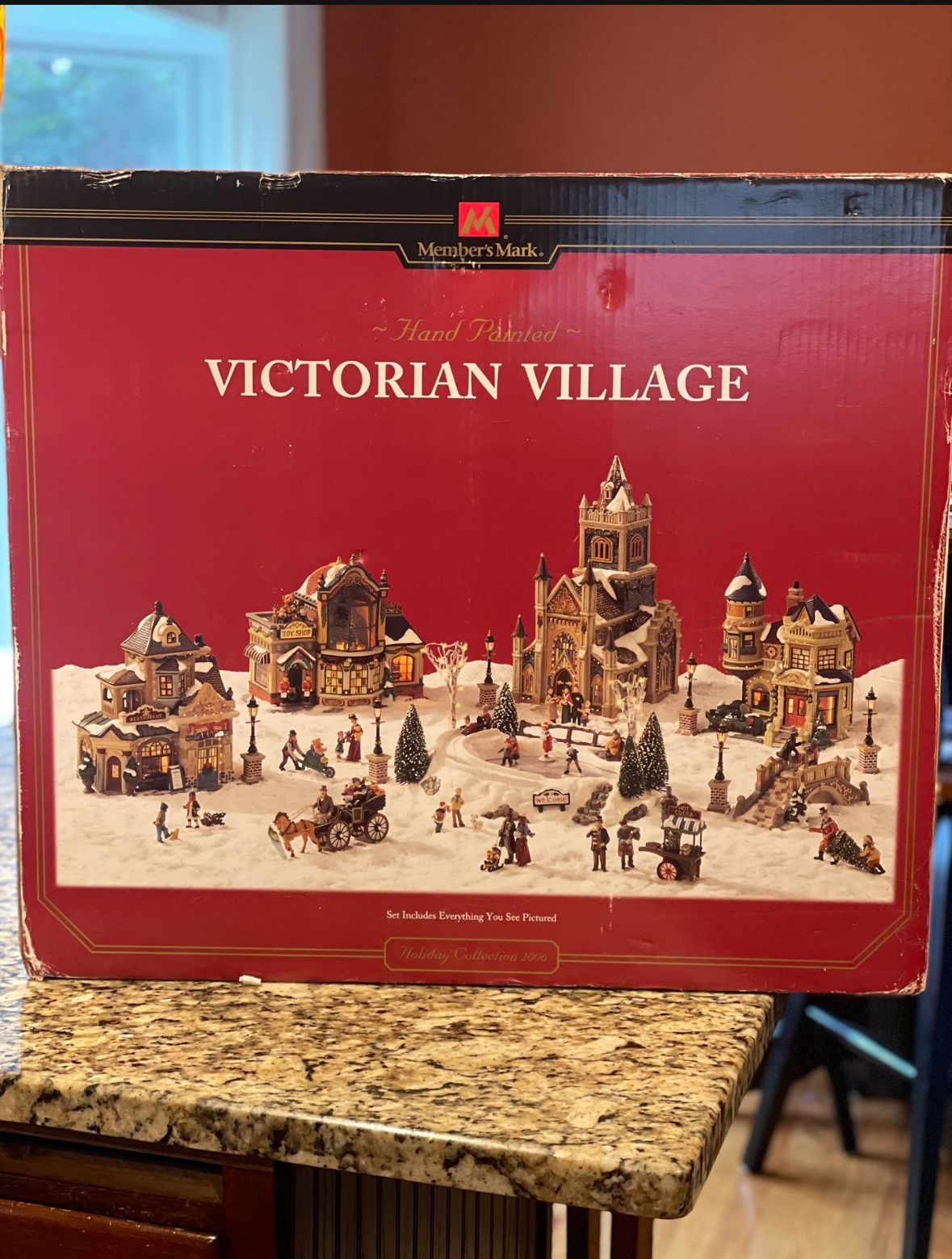 Members Mark 2006 Hand Painted, Porcelain Victorian Village