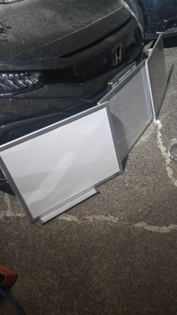 Dry erase white boards!